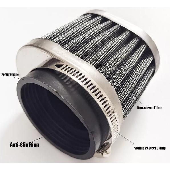 1*Motorcycle 50mm Air Filter Cleaner Carburetor Air Intake Pod For Dirt Bike Atv