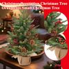 Artificial Christmas Tree Desktop Small Tree Pe Christmas Decoration Christmas Tree Ornaments Small Christmas Tree