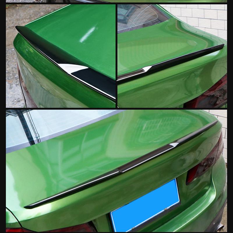 Универсальный автомобильный черный гоночный задний багажник, хвостовые спойлеры, губы, крыло, ТПУ, мягкий воздушный дефлектор, спойлер, украшение автомобиля, модифицировано