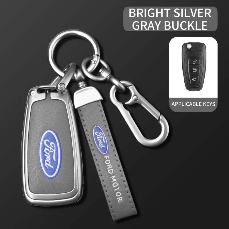 Car Sticker 2026 For Ford Car Flip Key Case Cover Fob Shell For Ford Ranger C-Max S-Max Focus Galaxy Mondeo Transit Tourneo Cust