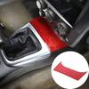 Red Carbon Fiber Console Storage Panel Cover Sticker For Hummer H3 2006-10