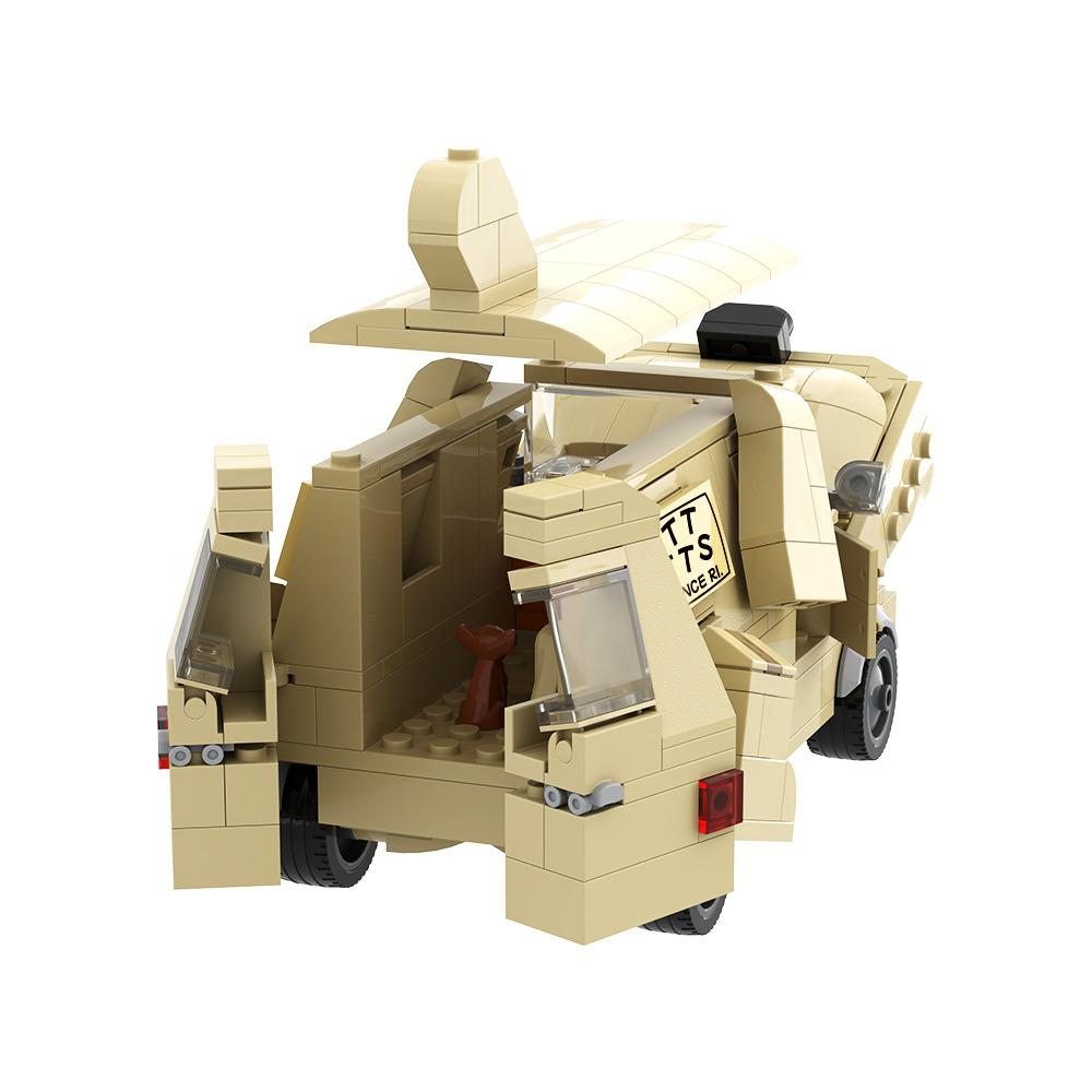 Gobricks MOC Машина из фильма «Тупой и еще тупее» Конструктор Кирпичики Игрушки Подарок