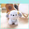 Scarf Plush Dog Toy Keychain Backpack Charm Stuffed With Pp Cotton Gift Kids For