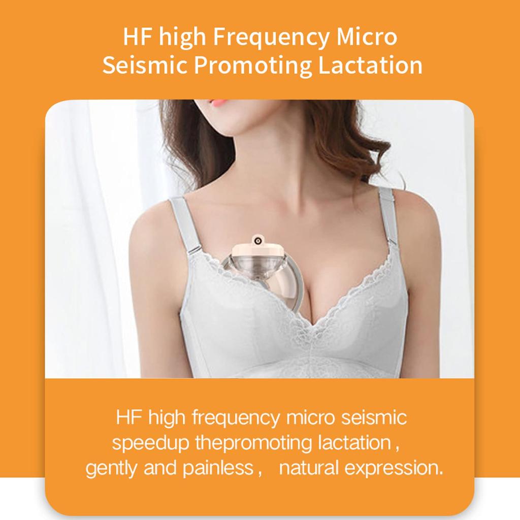 Breast Pump, Electric Breast Pump with 3 Modes, 9 Gears, Painless, Hands-Free, Milk Collection with Night Light