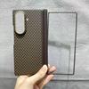 Samsung Z Fold7 Ультратонкий Магнитный Чехол из Углеродного Волокна, Защита Nano PC на Центральной Оси
