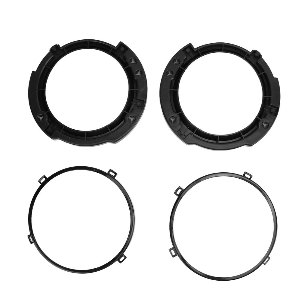 7-дюймовый круглый комплект крепежных колец для фар с металлическим кольцом для фары черного цвета