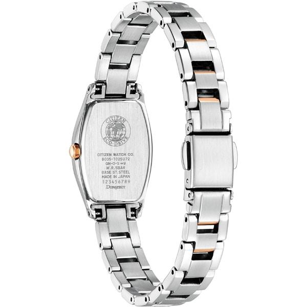 Citizen Женская EW5544-51W ( Часы серии xC Eco-Drive из нержавеющей стали) Часы Tonneau, серебристые