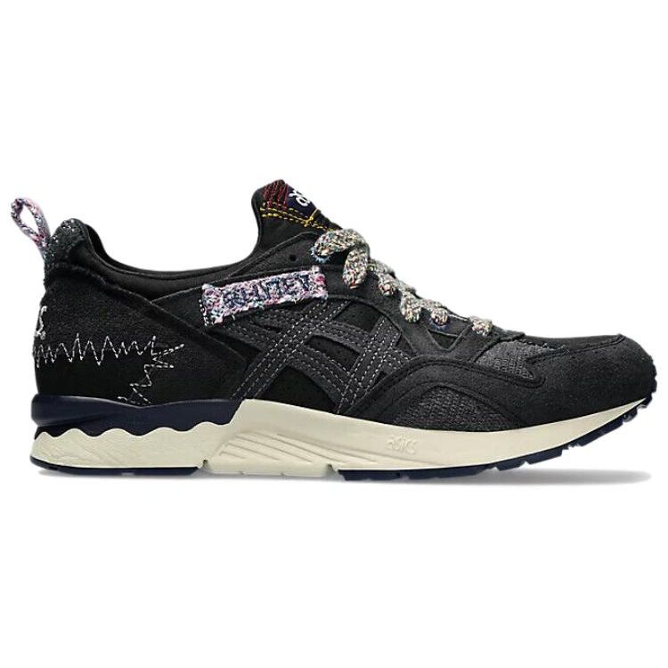 Asics Gel-Lyte 5 Comfortable Versatile Low-Top Running Shoes Unisex Sneaker Black 1203A257-001
