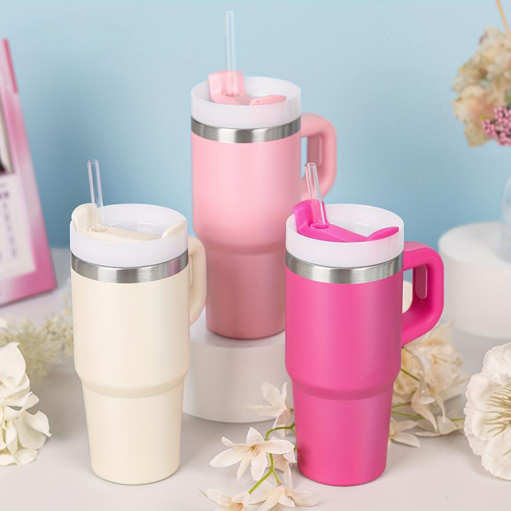 Изолированная кружка из нержавеющей стали на 14 унций с крышкой и трубочкой — не содержит бисфенол А, ударопрочная, отлично подходит для любого времени года — идеальный подарок на день рождения, Хэллоуин