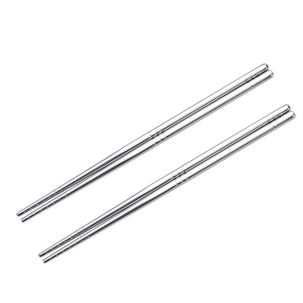 Home,Restaurant Non-slip High Temperature Kitchen Accessories Tableware Chopsticks Metal Chopsticks