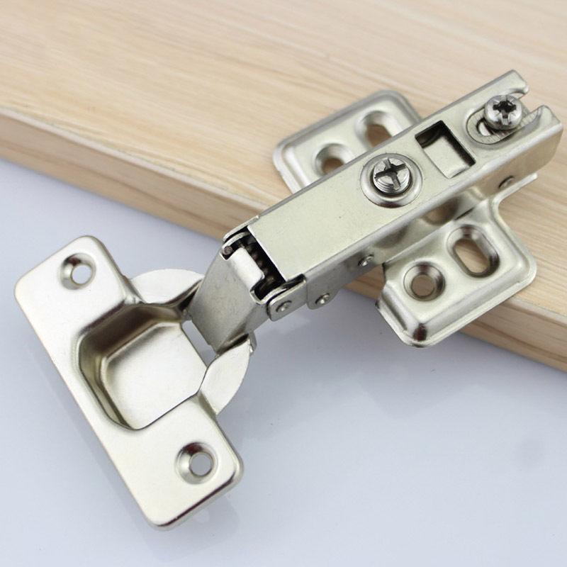 Safety Kitchen Cabinet Cupboard Door Close Full Overlay Hydraulic Hinge Plate
