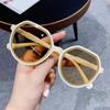 New Fashion Style All-match Trend Sunglasses Personalized Round Frame Sunglasses Trend Candy Color Big Frame Sunglasses
