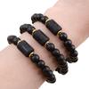 New Agate Hombre Jewellery Masculina Natural Bracelet Stone 12 Constellation Beads Couple Unisex