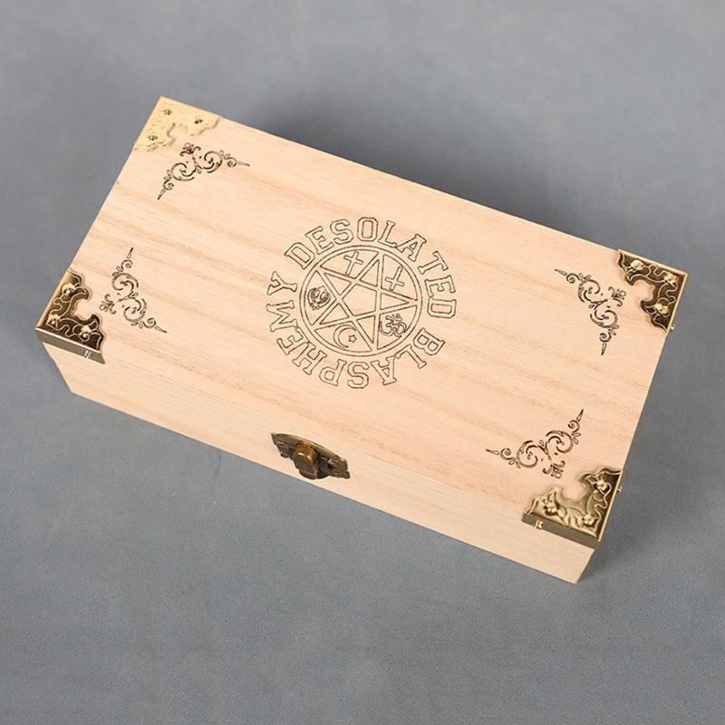 Fashion Wood Playing Card Holder Deck Box Storage Case Organizers Playing Cards Poker Card Box Handcrafts For Men Women