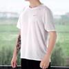 Nike Тренировочная спортивная футболка с логотипом и коротким рукавом, мужские топы, белые DD1535-100