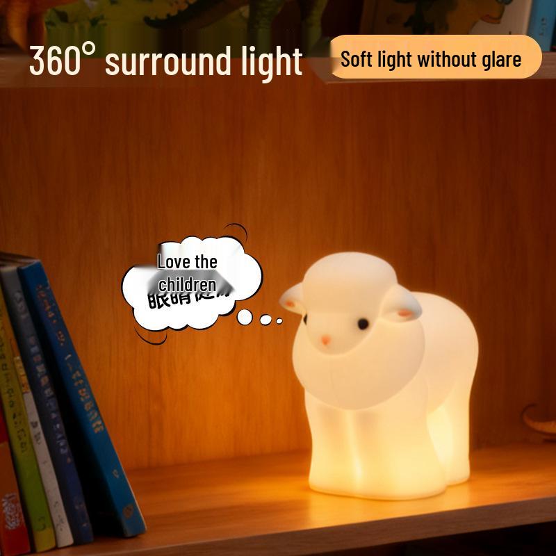 Светящаяся коза - Силиконовый ночник - Милая прикроватная лампа-компаньон