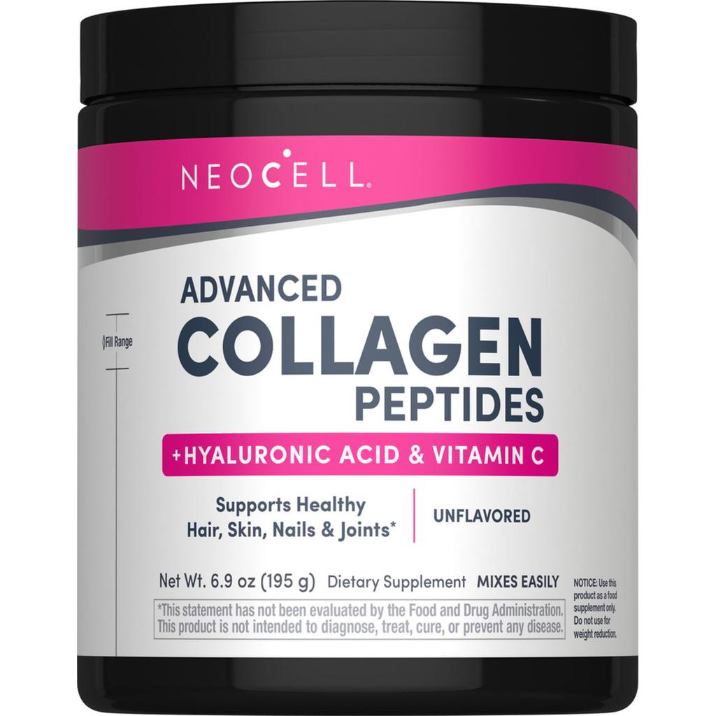 Super Collagen Plus с витамином C и гиалуроновой кислотой в порошке, 15 порций, 6,9 унций