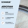 Genuine Schwalbe Aerozan TPU Tube, 17E-SV, Presta 60mm, 700" ETRTO: 37/50-622