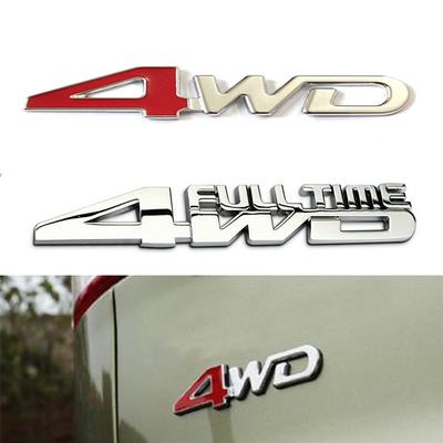 Внедорожник багажник 3D автомобиль хвост задняя сторона металл 4WD эмблема значок автомобиля наклейка логотип наклейка