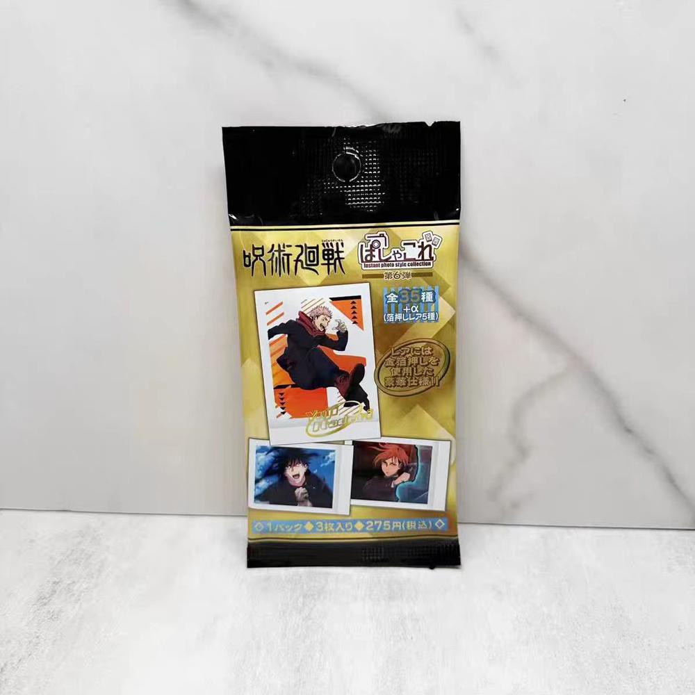 Аниме Магическая битва Карточки Годжо Сатору Итадори Юдзи Фусигуро Мэгуми Фигурка Флэш-карточка Покард Закладка Для коллекции Подарки