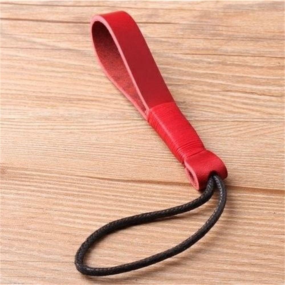 Keyring Cowhide Key Pendant Weave Car Key Holder Car Keychains Leather Keychains Lanyard Keyring