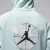 Jordan Dri-Fit Sport Толстовка с буквенным принтом Толстовка с длинными рукавами Мужская толстовка Ice-Jade-Blue FQ6809-346