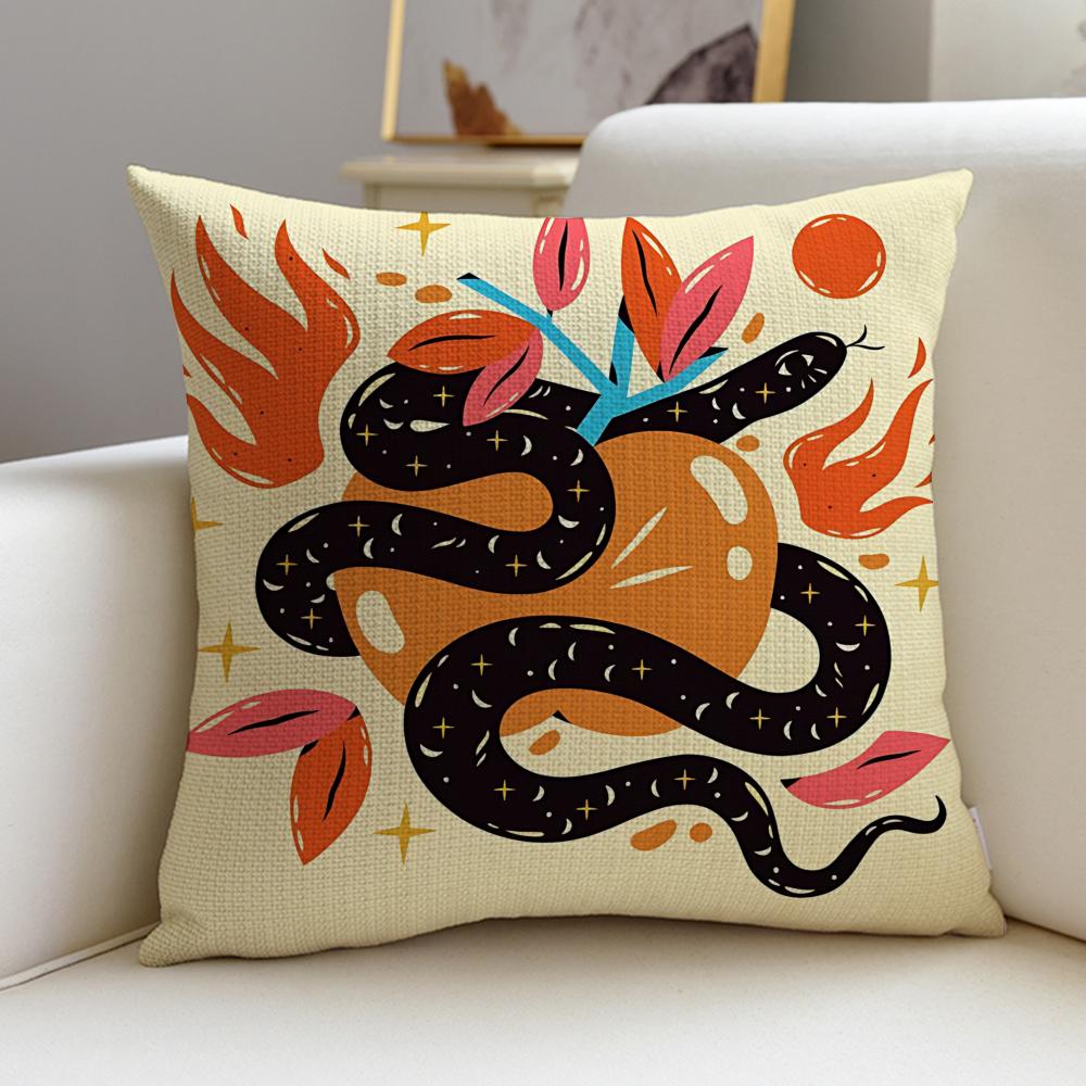 GGraffiti SnakeS Cushion Cover Pcs Soft Decorative Square Cushion Covers x x Pillowcases for Sofa Couch Home Bedroom