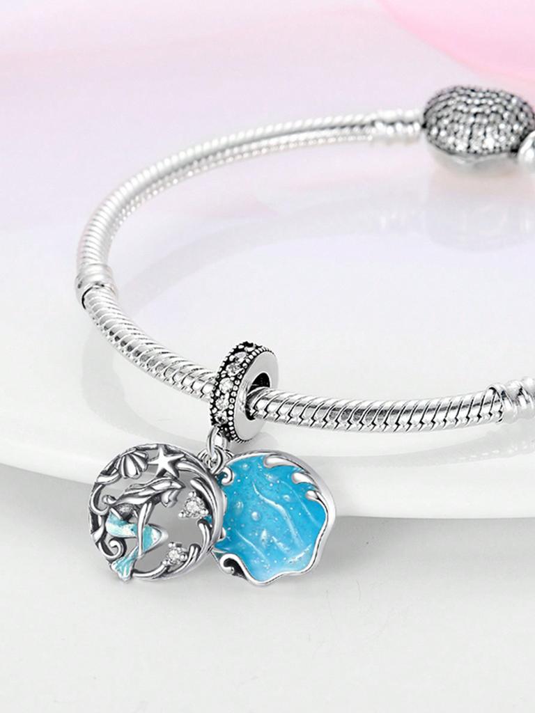 Шармы Серебро Медные Цвета Морской Краб Осьминог Бусины Шарм Подвеска Для Оригинального Браслета Для Женщин DIY Украшения Подарок Любви