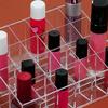 Clear Acrylic 24 Grid Makeup Organizer Storage Box Lipstick Nail Polish Display