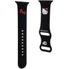 Hello Kitty Silicone Kitty Head Strap For Apple Watch 42/44/45/49Mm - Black