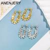 Sequin Shiny Long Tasse Stud Earrings for Women Girl New Design Luxury Dangle Earring Jewelry Accessories
