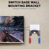 Универсальное настенное крепление для Nintendo Switch и Switch OLED с крючком для контроллера. Безопасно храните вашу консоль Switch рядом или за телевизором