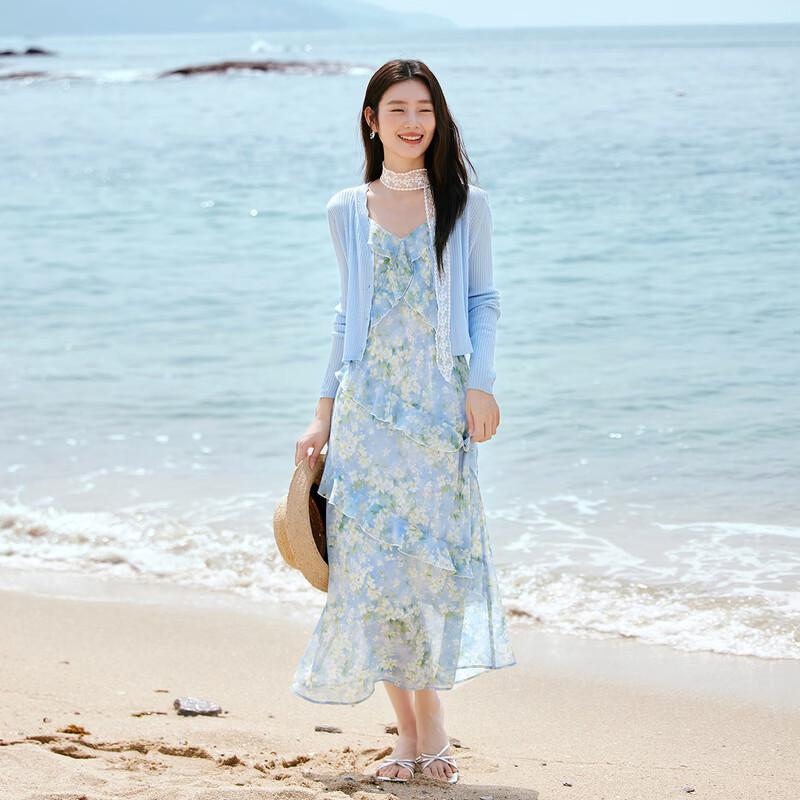 SLLSKY Lightweight Linen-Blend Knitted Cardigan