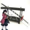 17 см Мини-катана Клинок Истребителя Демонов Аниме Kimetsu No Yaiba Танджиро Шинобу Меч Настоящая Японская Катана Металлическая Самурайская Сабля Игрушка Подарок