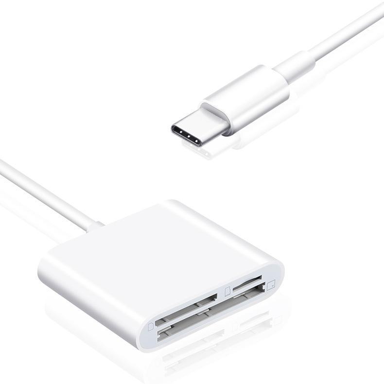 "Универсальный многофункциональный кард-ридер TYPE-C на USB для карт CF, SD и TF"