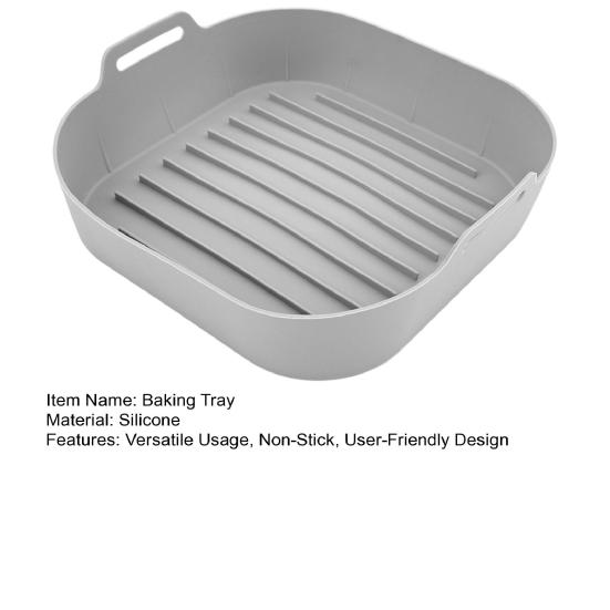 Силиконовый вкладыш для аэрофритюрницы, многоразовый вкладыш для корзины аэрофритюрницы, горшок, противень для запекания в духовке, аксессуар для приготовления в аэрофритюрнице