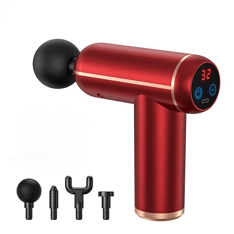 Portable Fascia Gun Vibration Massage Gun Percussion Pistol Massager For Deep Tissue Muscle Body Relaxation Mini Fitness Device