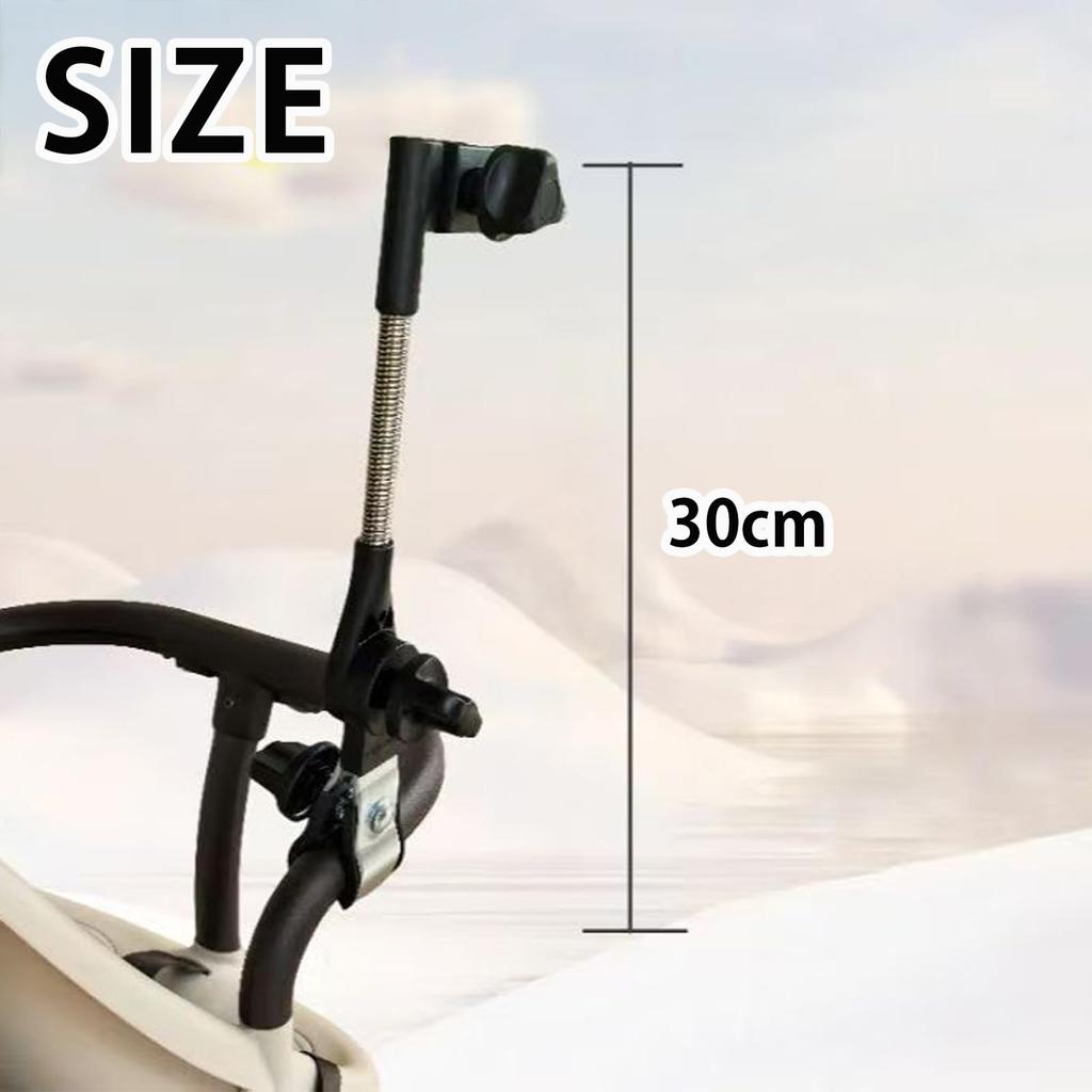 Hyack Stroller Umbrella Holder, Wheelchair Umbrella Stand, 360 Degree Rotation, Sunshade for Outdoor Use, Rain, and Bicycles