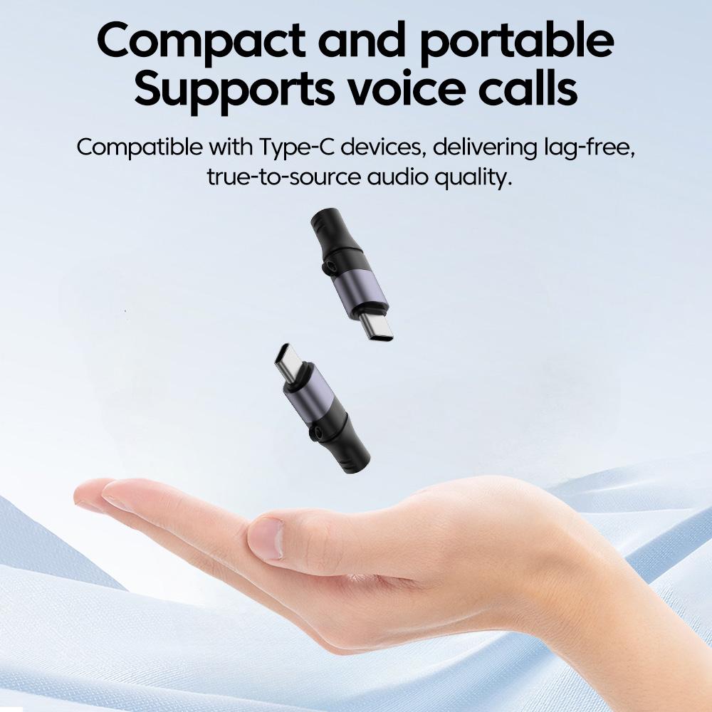 Mini Type C To 3.5mm Jack Headphones AUX Audio Adapter For IPhone16/17/18Pro Samsung Huawei Xiaomi Digital DAC Decoder Converter 3