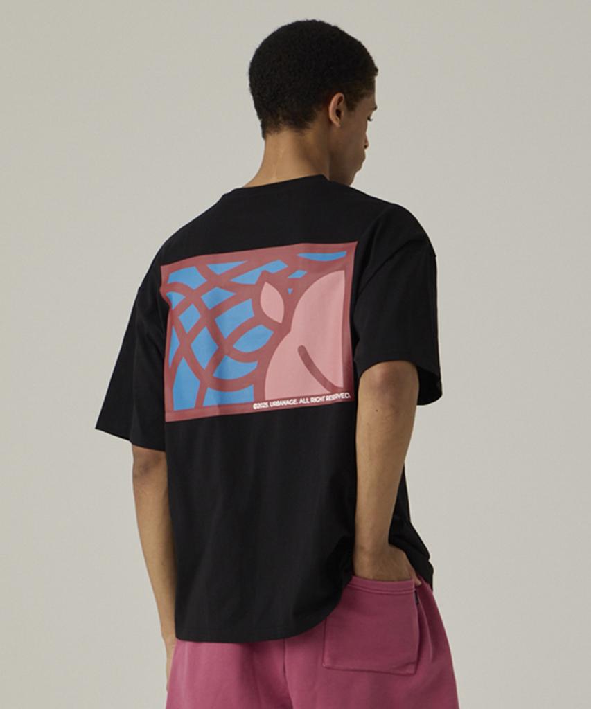 URBANAGE [2Pack] Peach Mode Oversized Short Sleeve 4 Colors (Type B)