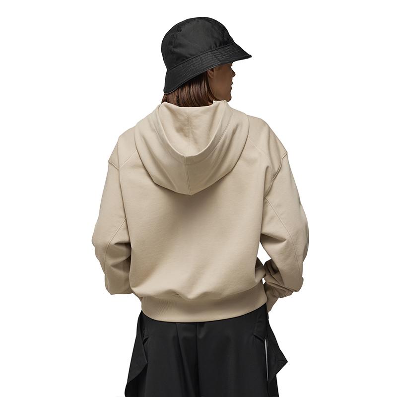 Y-3 Толстовка с капюшоном Ft Casual Sports Pullover Sweatshirt Women hoodies Khaki 50-IV5550