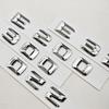 For Mercedes Benz E Class E320 E300 E220 E200 Rear Trunk Badge Emblem Decals Car ABS Chrome Logo Auto Exterior Accessories AB1