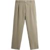 Loose Simple Comfortable Zipper Casual Pants Men Bottoms Khaki 3268308-505