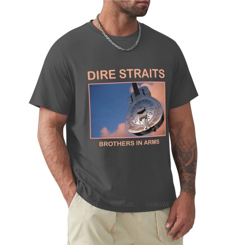 man summer tshirt for boys Dire Straits TShirt plain tshirt t shirt man cute clothes mens t shirts pack new men cotton tshirt