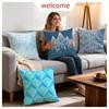 Pattern Cracked Ice Pattern Cushion Cover 1Pcs Decorative Covers Soft Cushion Case For Sofa Couch Decor 40X40 45X45 Pillowcases