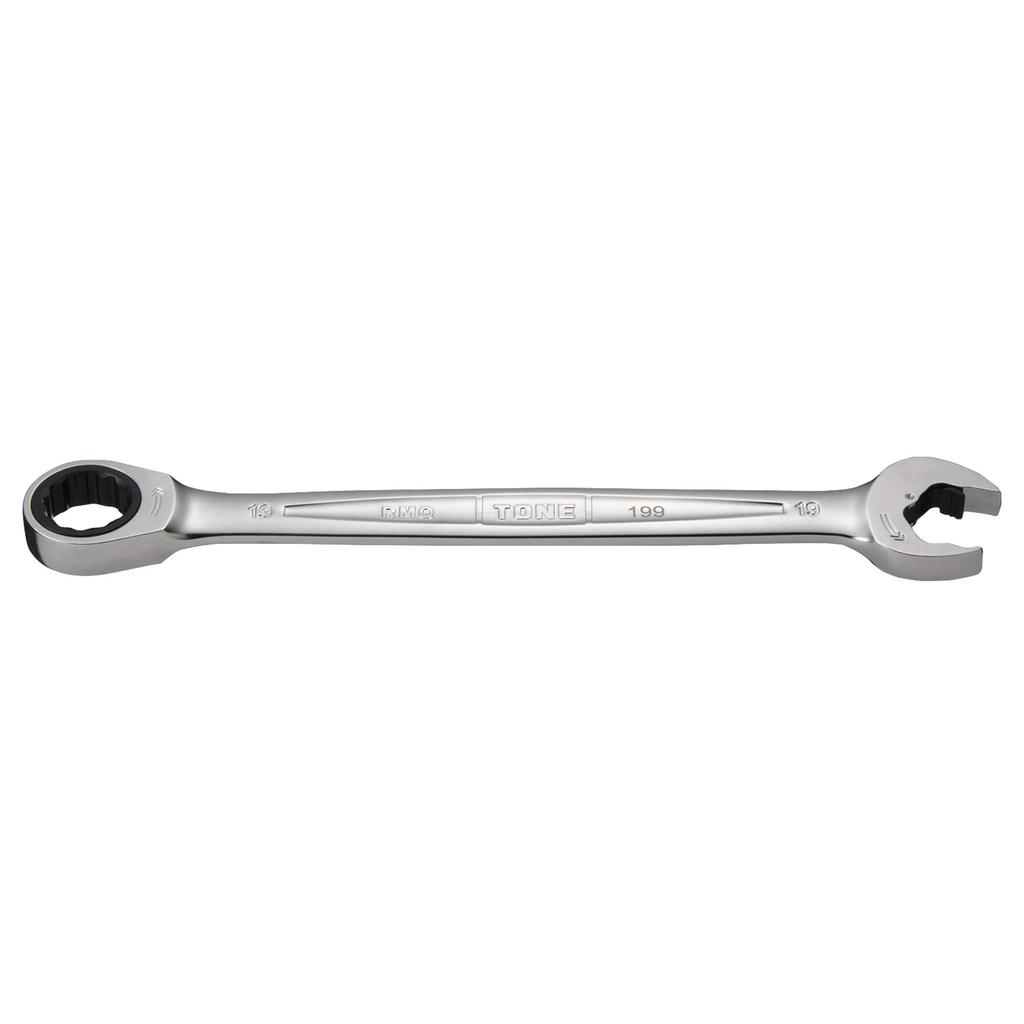 TONE Quick Ratchet Box Wrench Width Across Flats 19mm HPRMQ-19