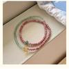 High End Light Luxury Natural Stone Handmade Beaded Bracelet Chinese Style Womens Hand Jewelry
