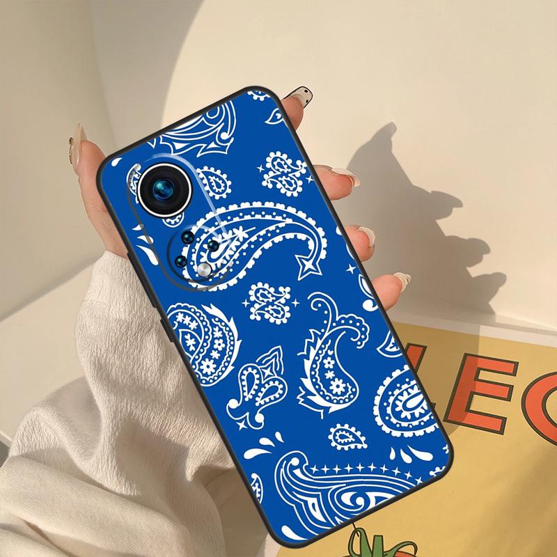 Королевский чехол-бандана в стиле пейсли для Honor Magic 8 Pro 7 6 5 Lite Чехол для Honor 200 400 50 70 90 X8a X8b X9a X9b X9c