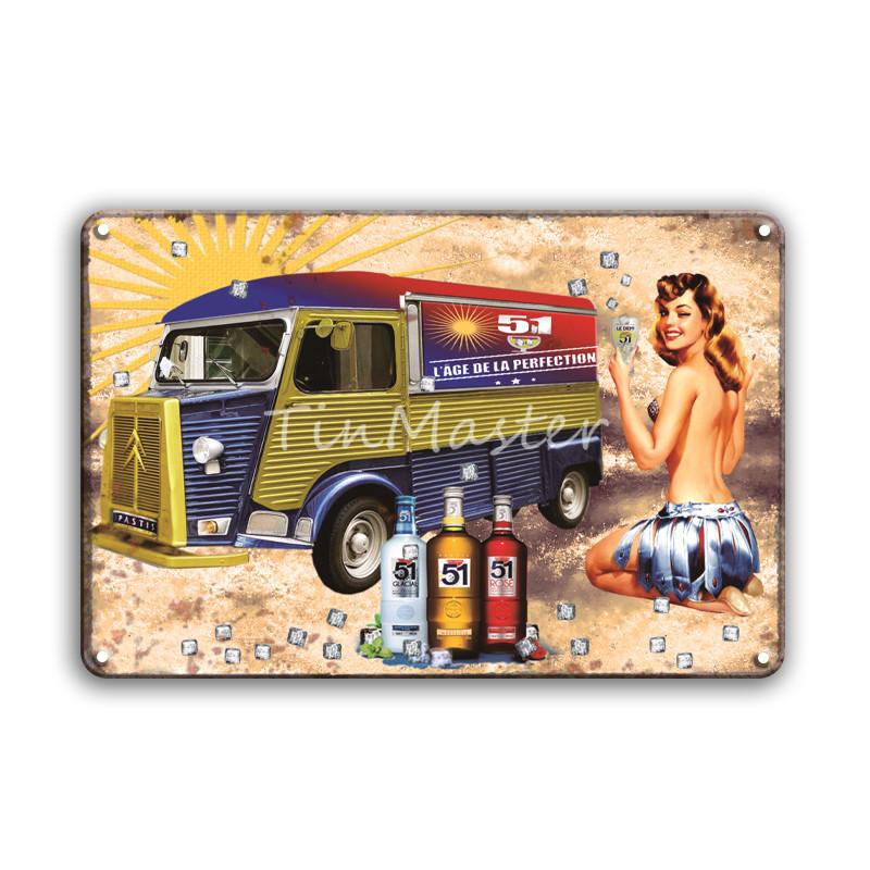 Металлическая жестяная вывеска для пива Ricard, винтажный постер для клуба Гавана, металлические вывески, античный ирландский паб, бар, кафе, кухня, художественный настенный домашний декор