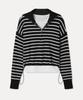 MIXXO Half-Zip Striped Pullover Re Kag223T_Miwkag45Qt